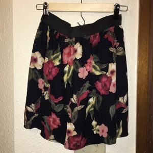 Hollister floral skirt